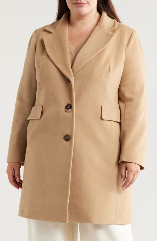 Shop Fleurette Charlie Wool Coat In Camel