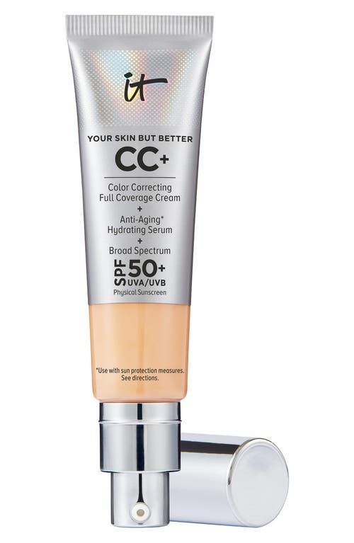 IT Cosmetics CC+ Color Correcting Full Coverage Cream SPF 50+ in Medium