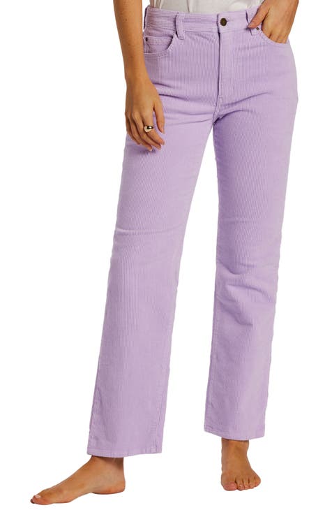 Purple Straight Leg Jeans