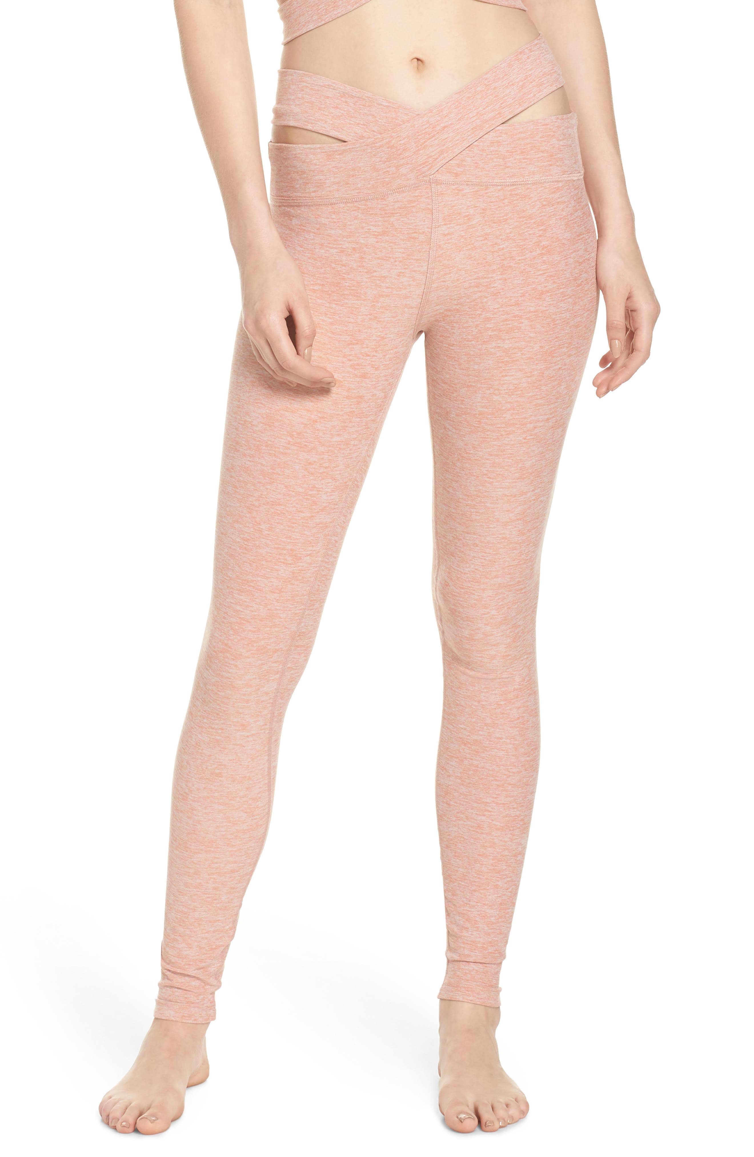 beyond yoga pink leggings