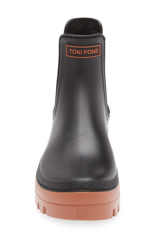 Toni Pons Covent Waterproof Lug Sole Boot In Black/tan