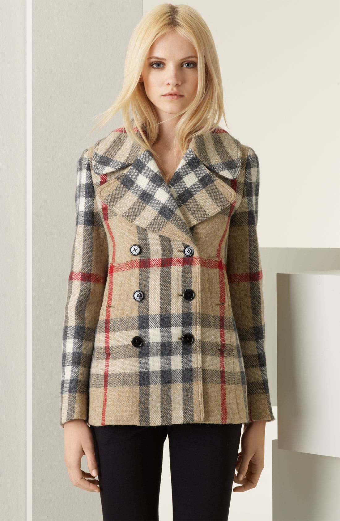 burberry peacoat nordstrom