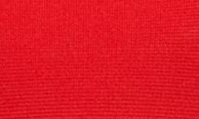 Staud "ellison" Short Dress In Red Rose