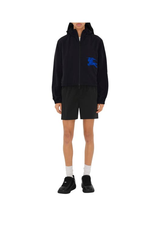 Shop Burberry Nylon Shorts In Black