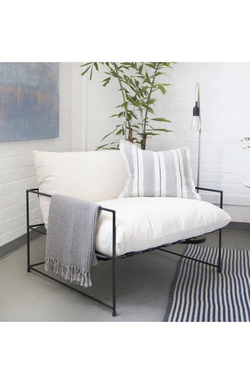 Pom Pom At Home Laguna Accent Pillow In Grey/charcoal