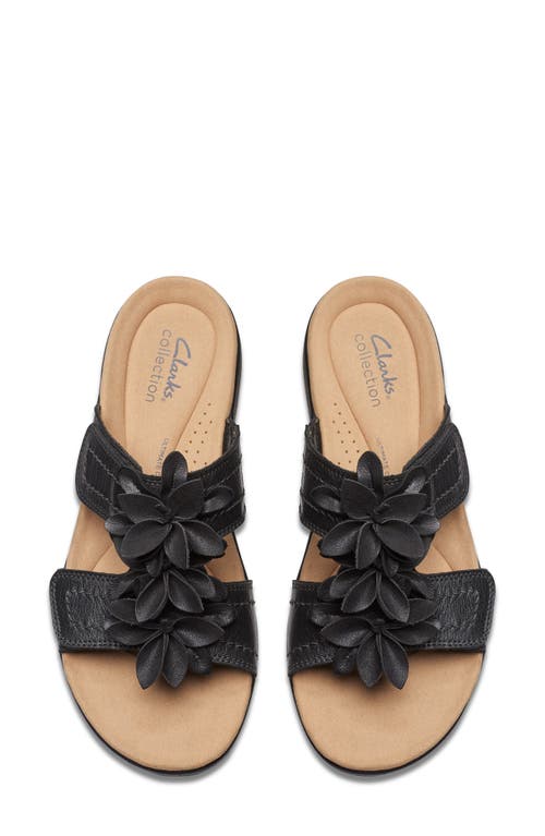 Shop Clarks ® Laurieann Mist Sandal In Black Leather
