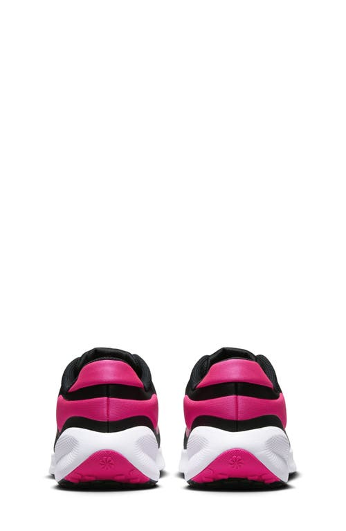 Nike Revolution 7 Sneaker In Black/hyper Pink/white