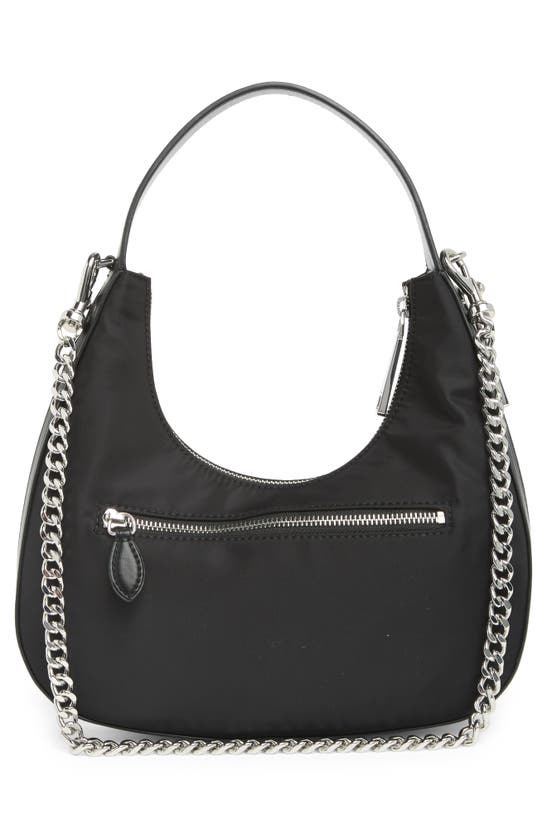 Shop Rebecca Minkoff City Nylon Shoulder Bag In Black