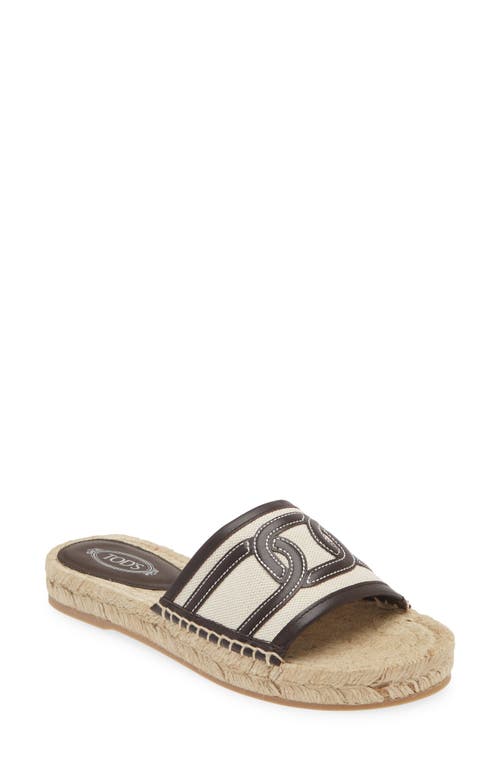 Tod's Chain Motif Sandal Brown at Nordstrom,
