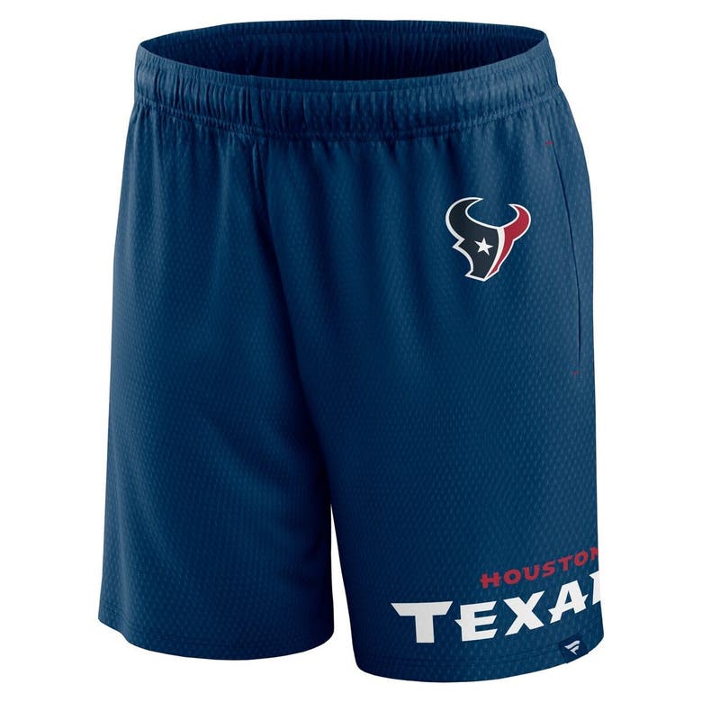 Fanatics Branded Navy Houston Texans Clincher Shorts