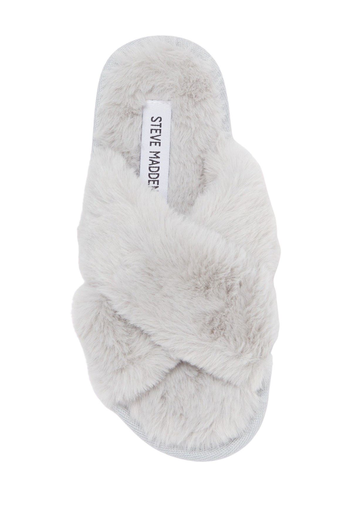 alena faux fur cuff slippers