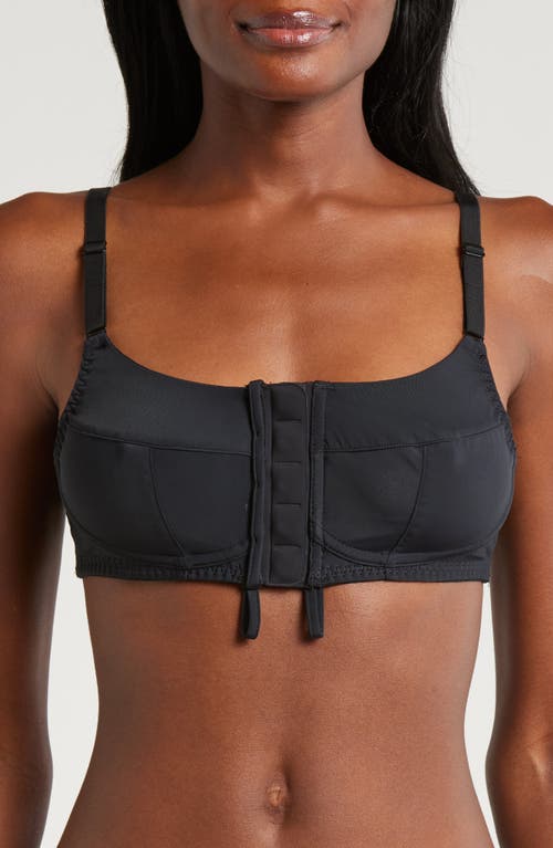 Shop Liberare Everyday Easy-on Wireless Front Close Adaptive Bra In Black