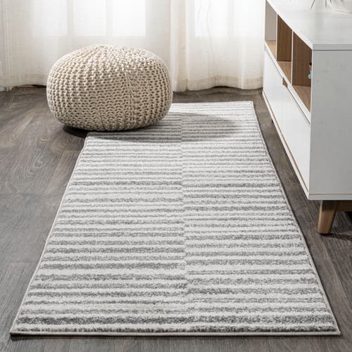 JONATHAN Y JONATHAN Y LYLA OFFSET STRIPE AREA RUG