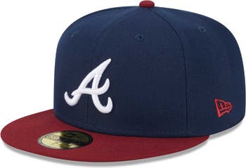 Men's Atlanta Braves New Era Brown Color Pack 59FIFTY Fitted Hat