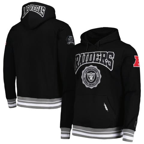 Men's Las Vegas Raiders Pro Standard Cream Retro Classic Varsity Full-Zip  Jacket