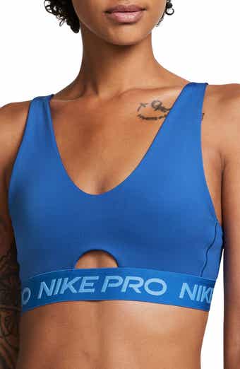 Blue Nike Womens Pro Alpha Sports Bra - Get The Label