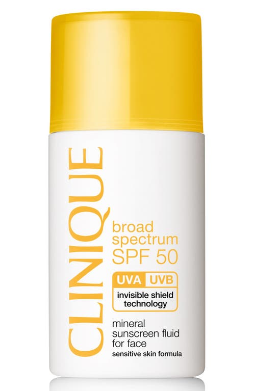 UPC 020714776114 product image for Clinique Broad Spectrum SPF 50 Mineral Sunscreen Fluid for Face at Nordstrom | upcitemdb.com