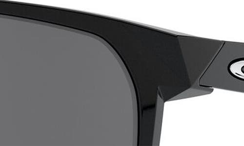 Oakley Portal 59mm Polarized Square Sunglasses In Polished Black/prizm Black