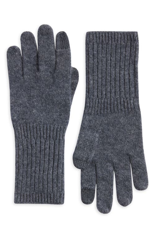 Nordstrom Cashmere Gloves In Gray