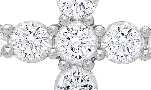 LILY NILY LILY NILY KIDS' CUBIC ZIRCONIA CROSS PENDANT NECKLACE