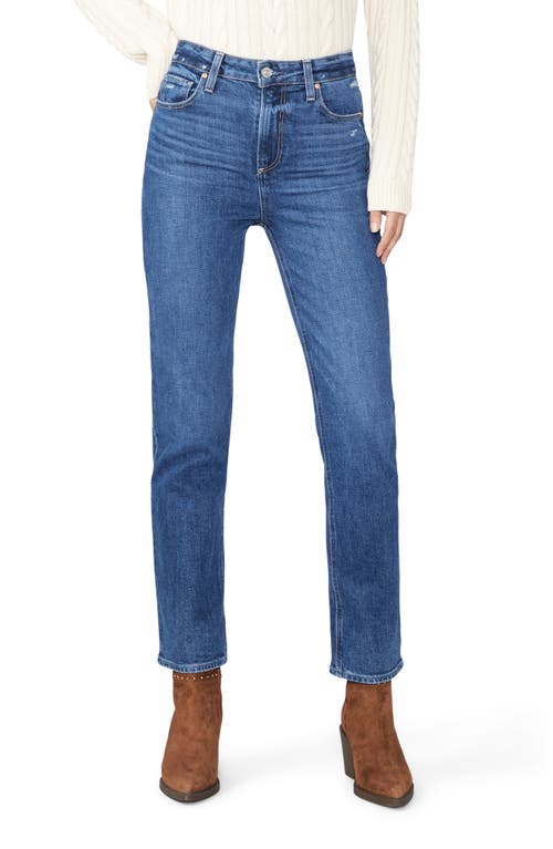 PAIGE Stella High Waist Straight Leg Jeans Miss You Distressed at Nordstrom,