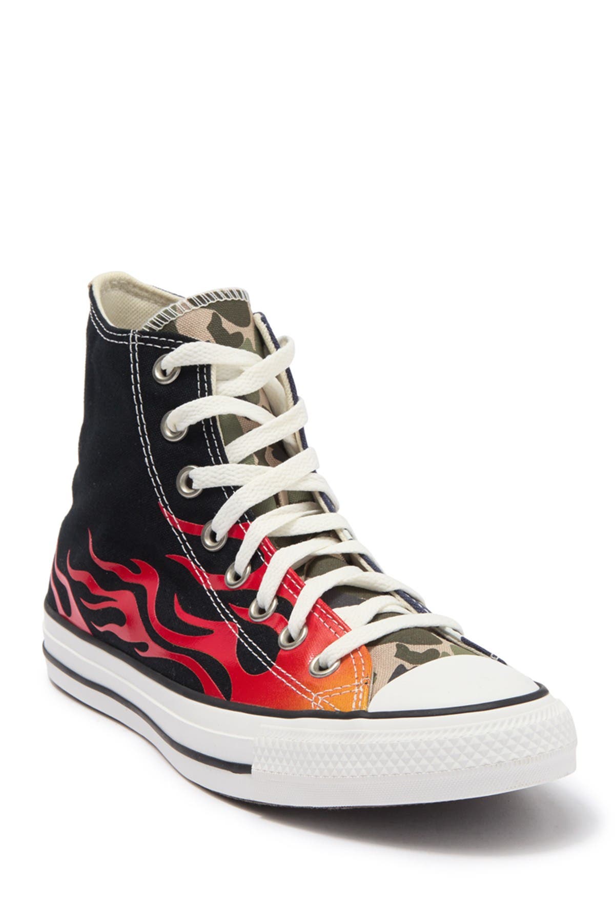 Converse Chuck Taylor All Star Flame High Top Sneaker In Black/vintage ...