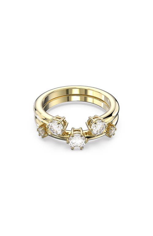 Swarovski Set of 2 Constella Rings in White at Nordstrom