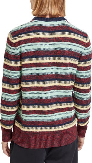 Scotch & Soda Men's Ombre Melange Knit Crewneck Sweater