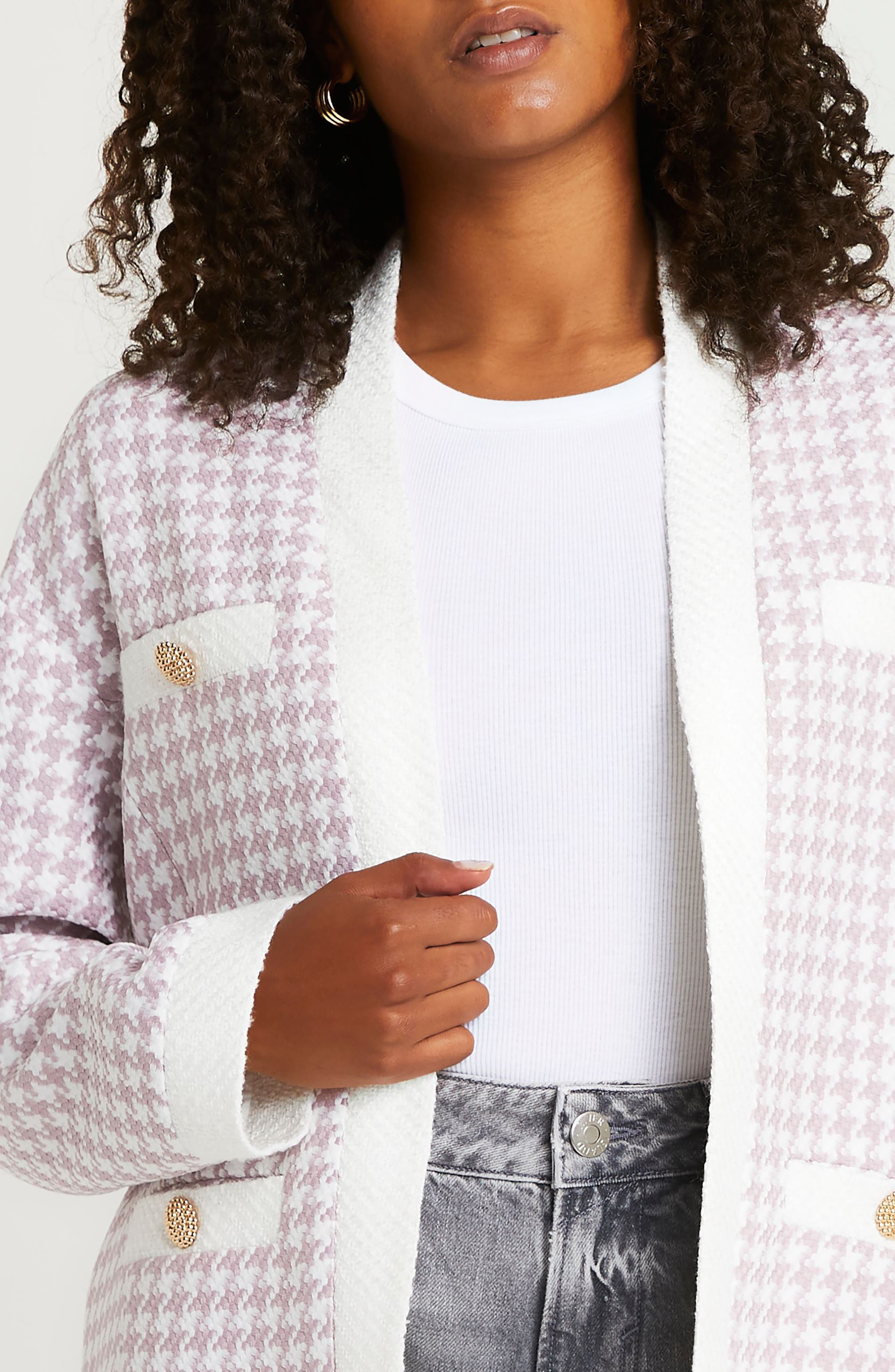 boucle cardigan jacket