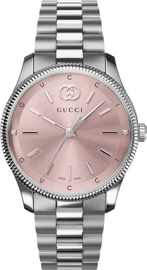 Gucci G-Timeless Diamond Slim Bracelet Watch, 29mm | Nordstrom