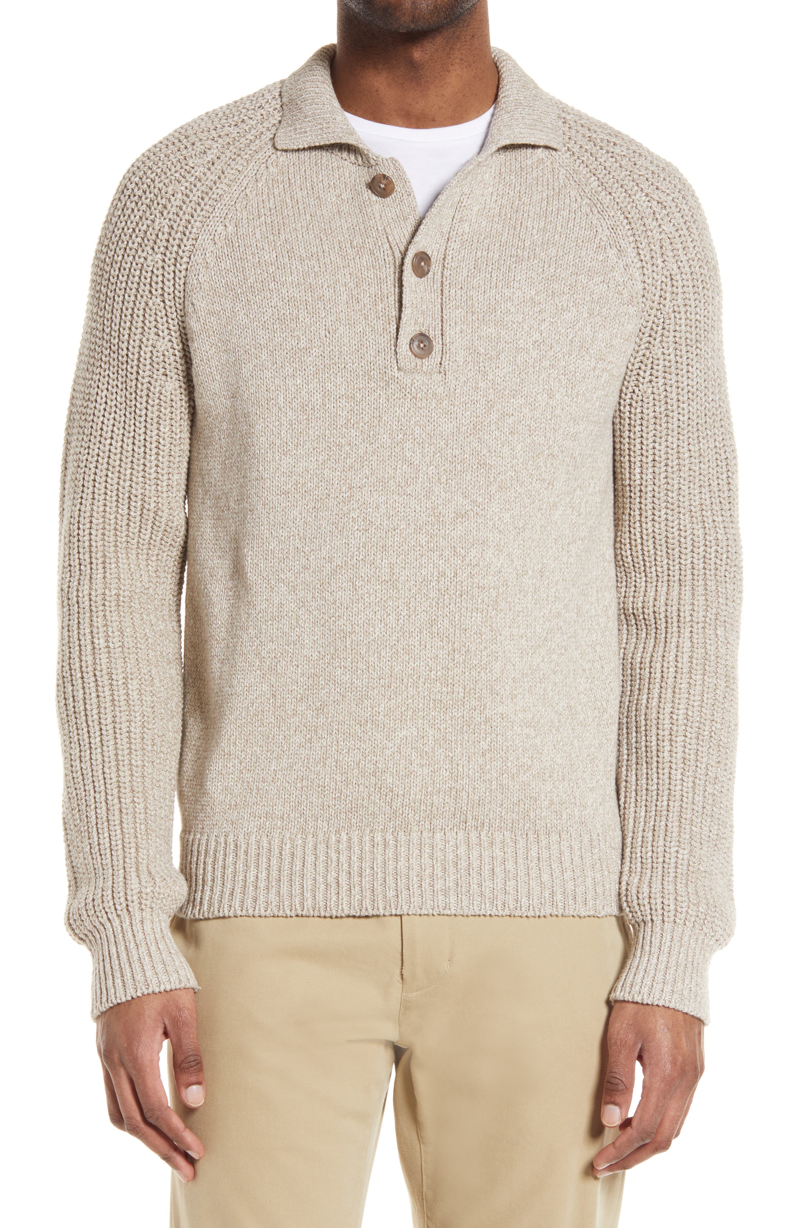 chunky knit cotton sweater