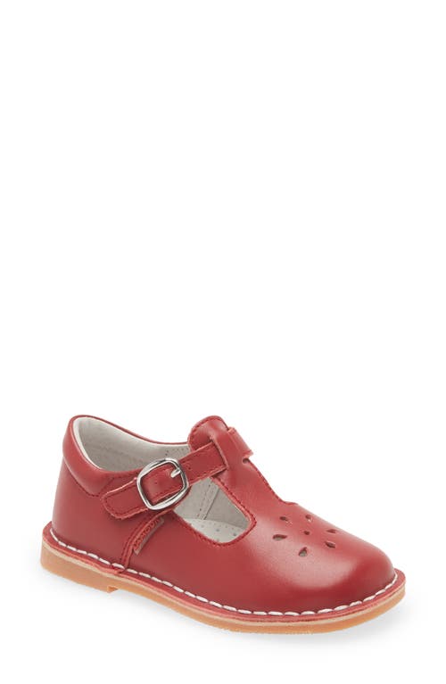 L'AMOUR Joy Classic T-Strap Shoe in Red