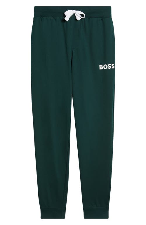 Shop Hugo Boss Ease Pajama Joggers In Green