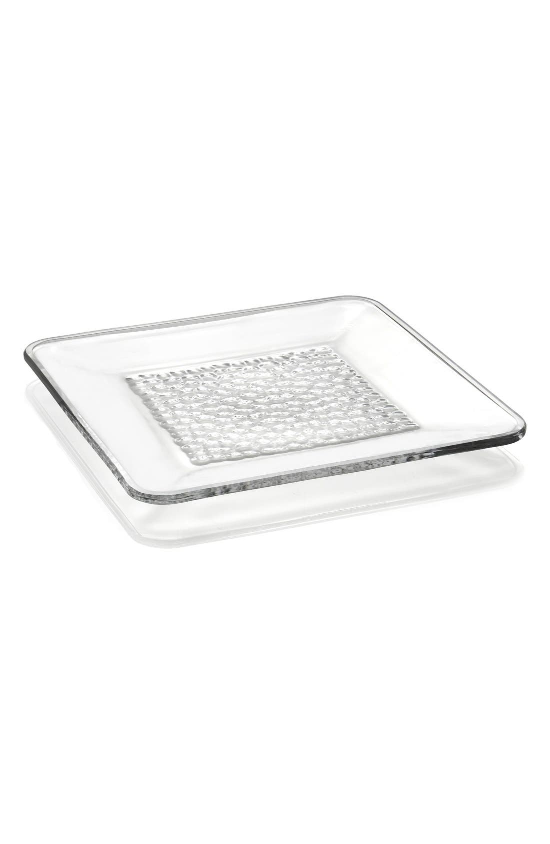 Orrefors 'Pearl' Square Lead Crystal Platter Nordstrom