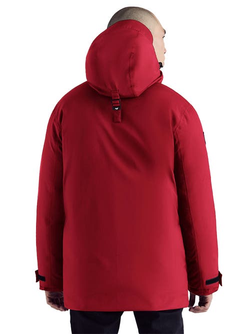 Triple F.a.t. Goose Down Parka In Red
