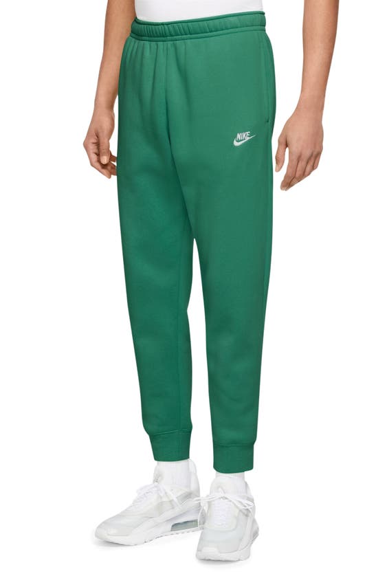 Shop Nike Sportswear Club Pocket Fleece Joggers In Malachite/ White