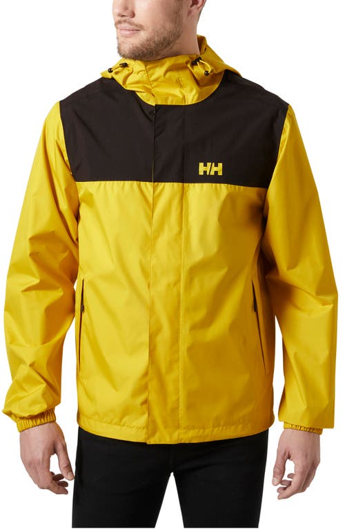 Vancouver Hooded Rain Jacket in Gold Rush