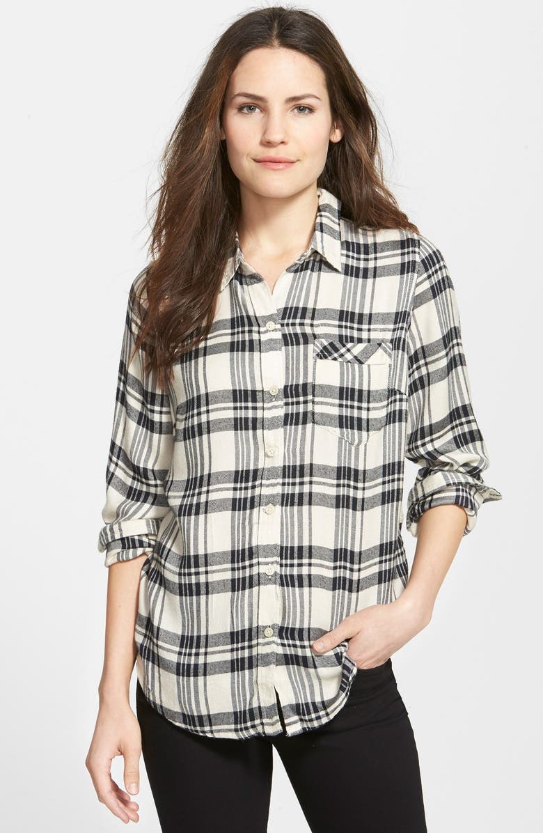 Lucky Brand Flannel Boyfriend Shirt | Nordstrom