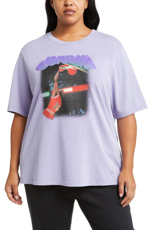 Jordan (Her)itage Graphic T-Shirt Sky Light Purple at Nordstrom,