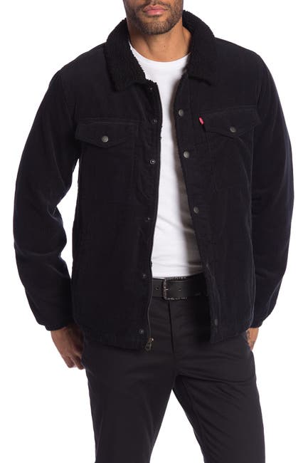 Levi's | Corduroy Faux Shearling Lined Trucker Jacket | Nordstrom Rack