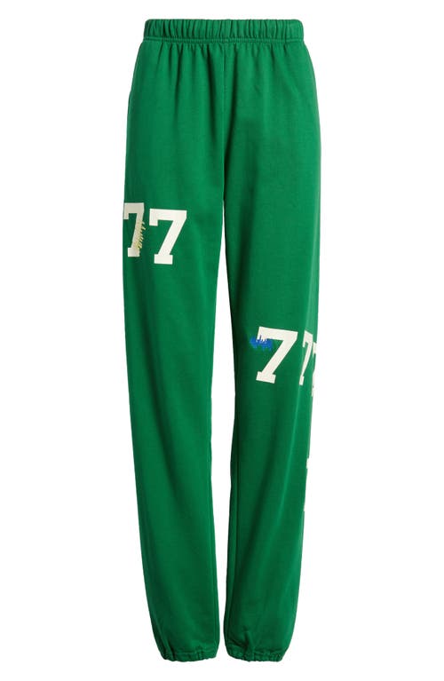 Shop The Mayfair Group My Good Luck Sweatpants In Green