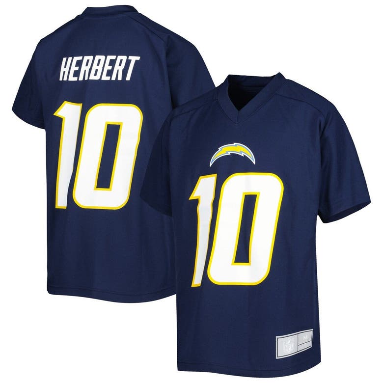 Outerstuff Girls Youth Justin Herbert Pink Los Angeles Chargers Player Name & Number T-Shirt Size: Large