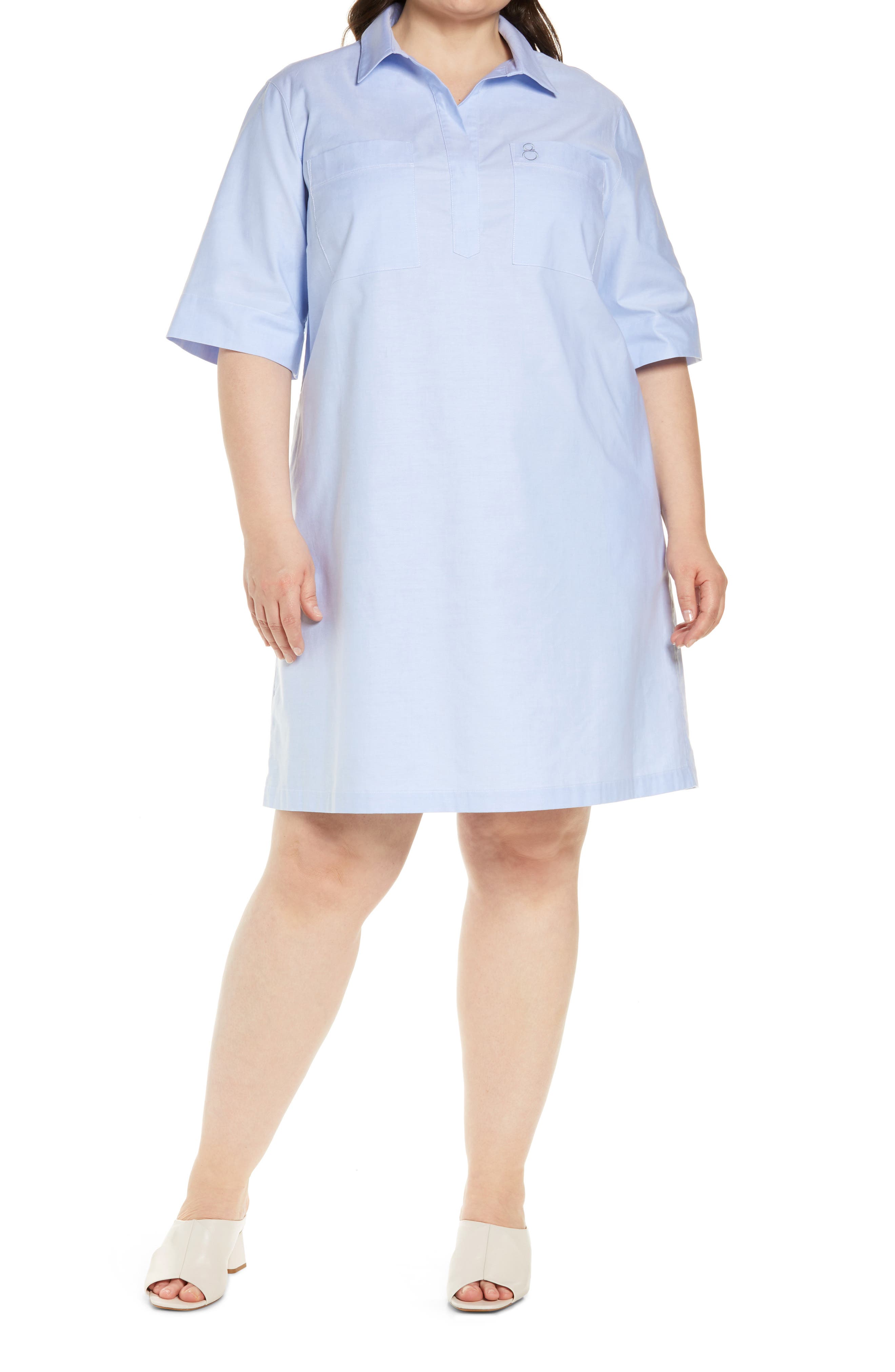 Lafayette 148 New York Oversize Cotton 