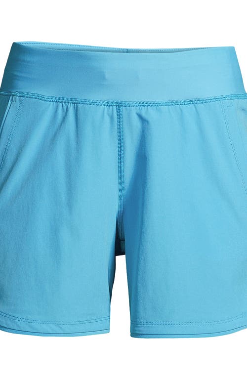 LANDS' END LANDS' END CURVY FIT 5" QUICK DRY BOARD SHORTS SWIM SHORTS WITH PANTY