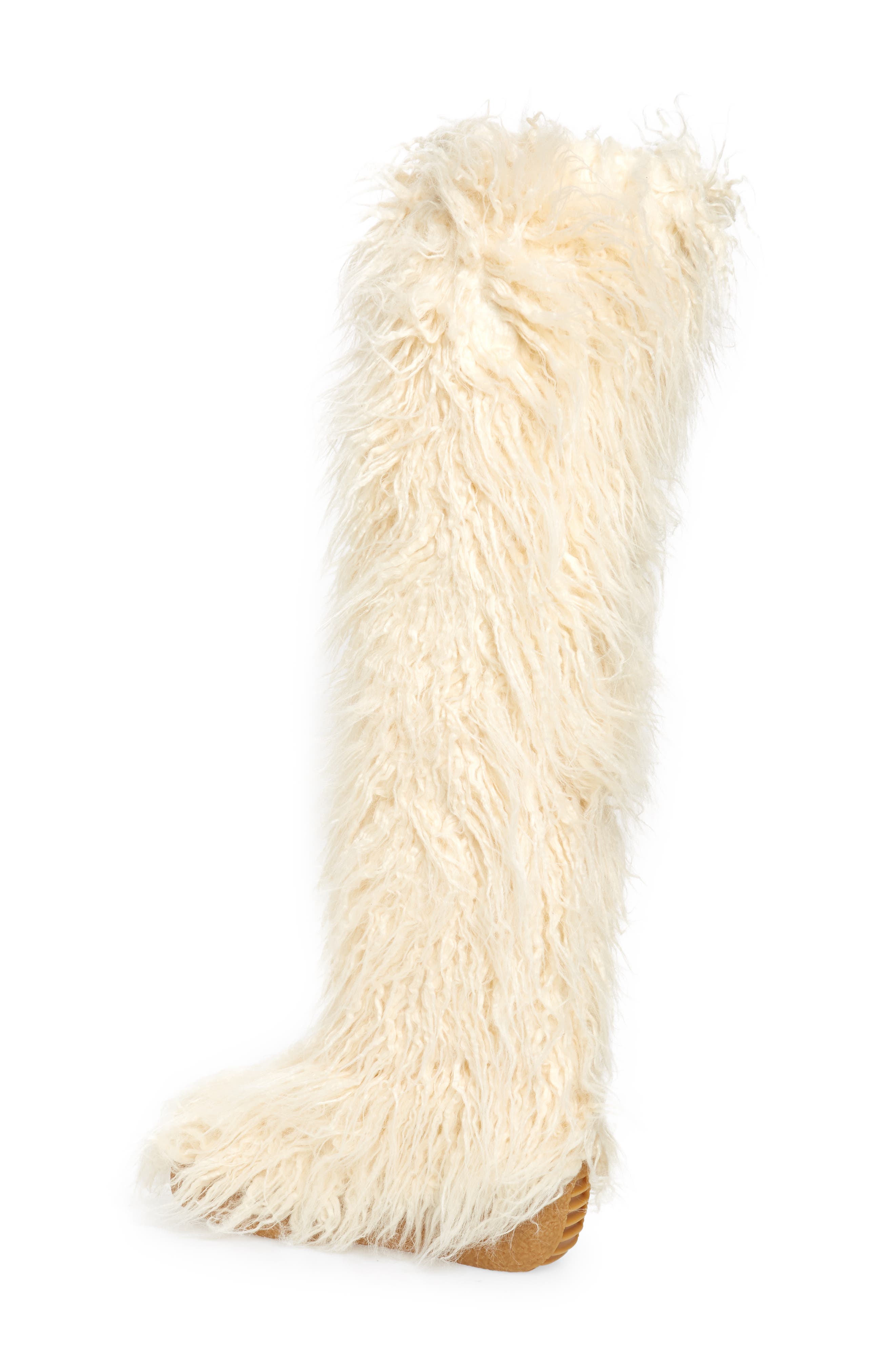 jeffrey campbell faux fur boots