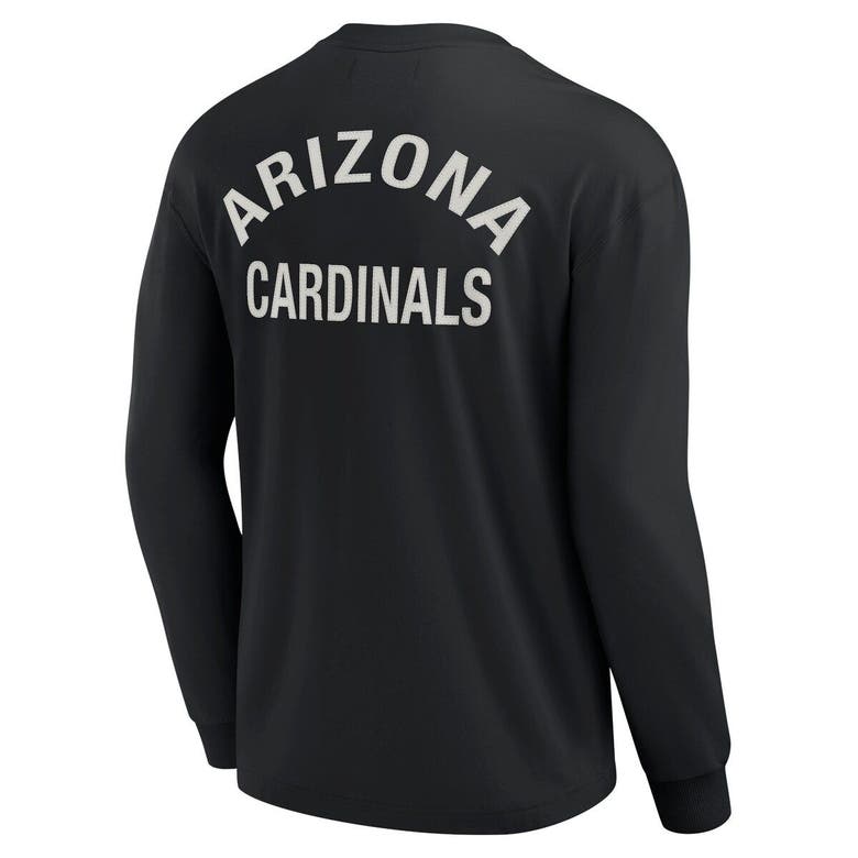 Shop Fanatics Signature Unisex  Black Arizona Cardinals Elements Super Soft Long Sleeve T-shirt
