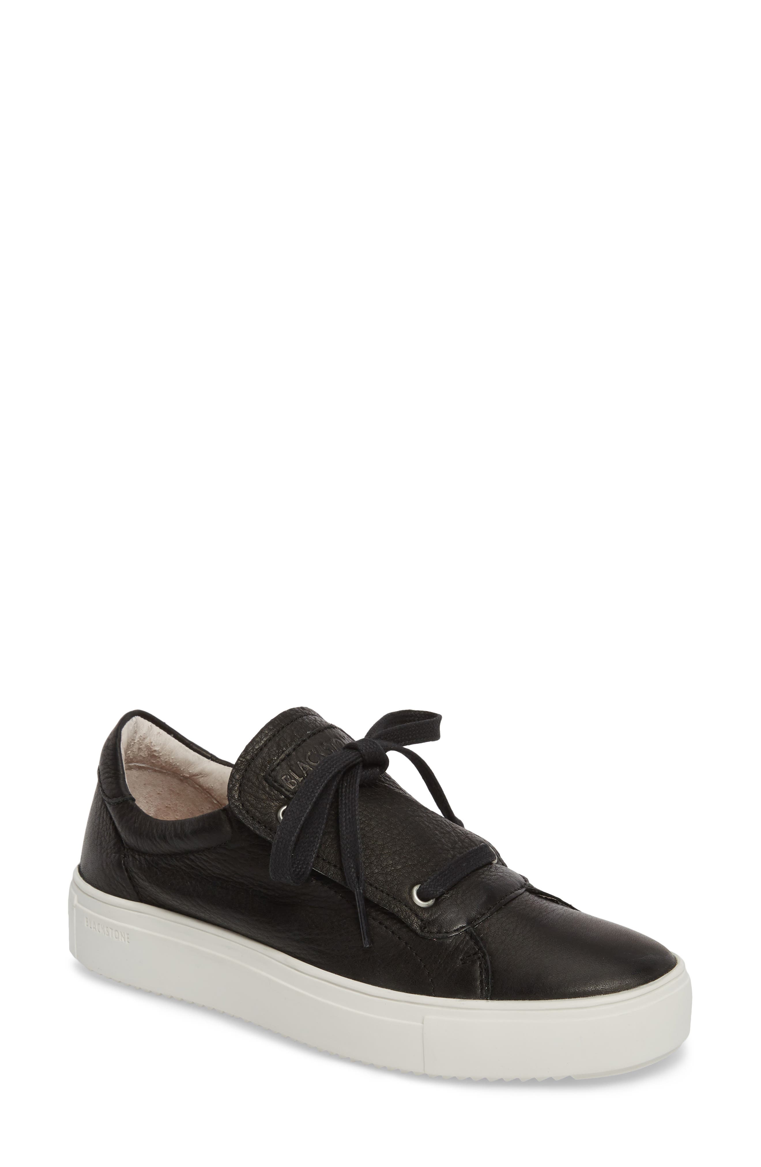 Blackstone Pl72 External Tongue Sneaker Black