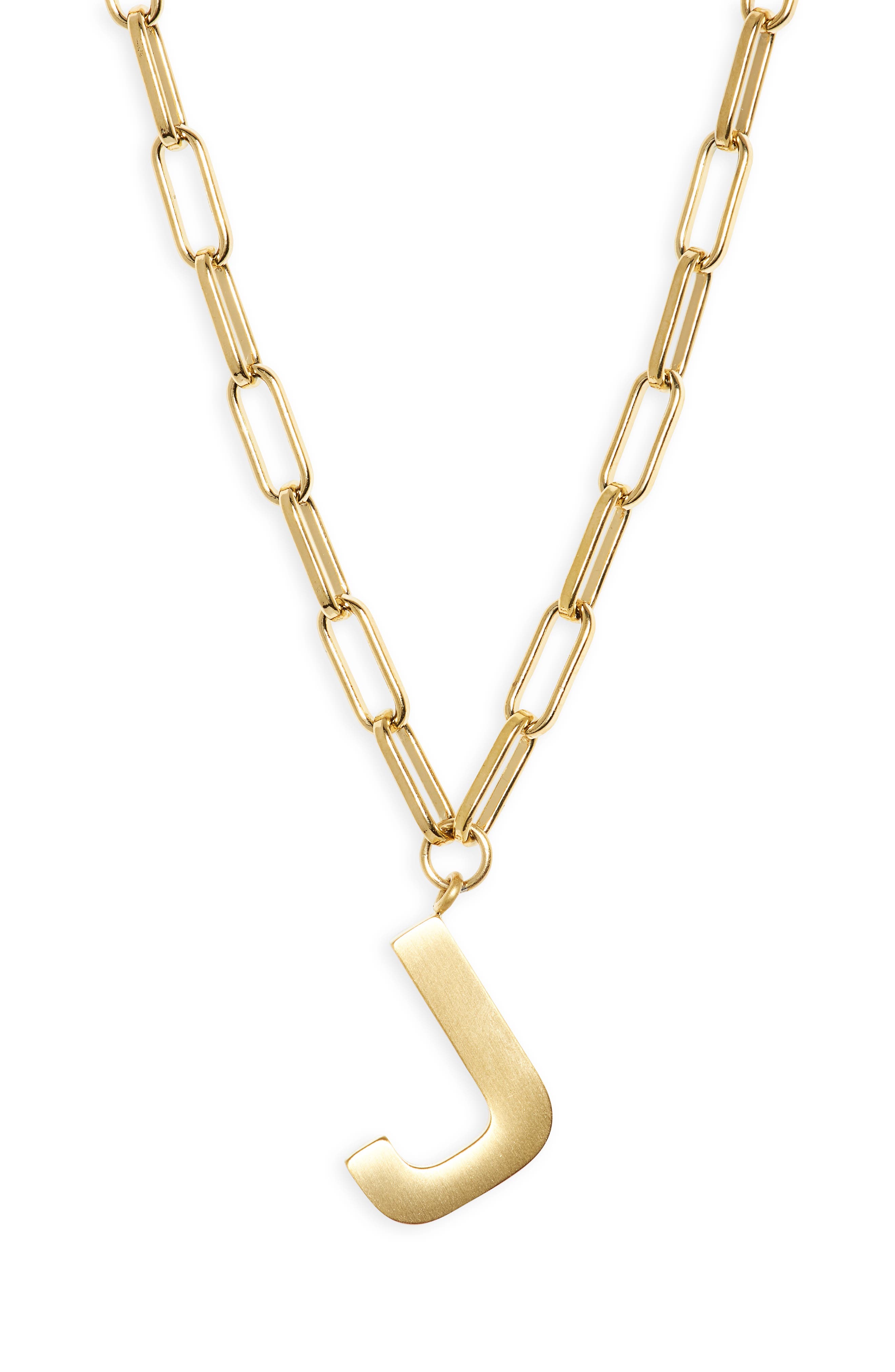 Kate Spade Initial Pendant Necklace In 