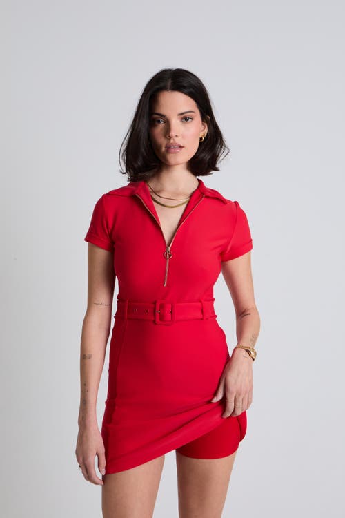 Goldie Byrd All Day Liner Shorts In Red