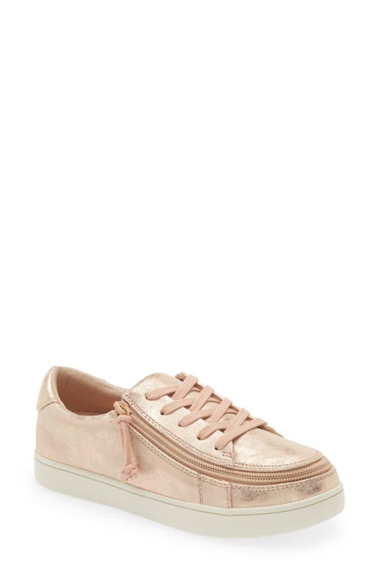 Billy Footwear Ii Zip Around Sneaker In Rose Gold